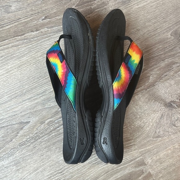 Keen Kona Tie Dye Flip Flop Thong Muticolor Sandals Mens 13 UK 12 EU 47 - Picture 6 of 10